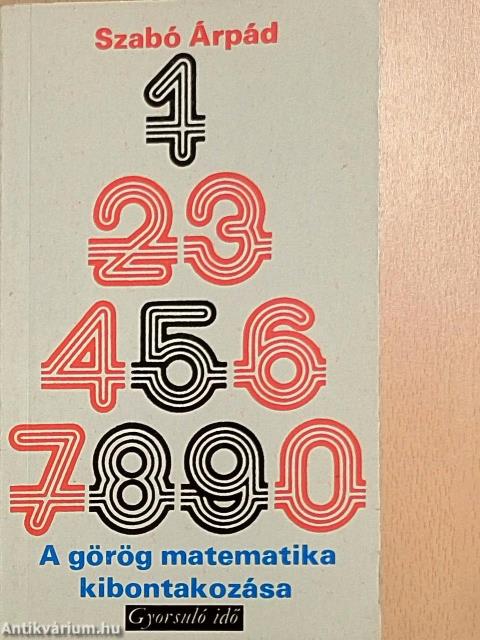 A görög matematika kibontakozása