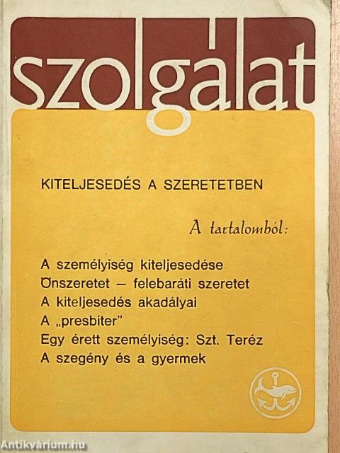 Szolgálat 1982. Karácsony