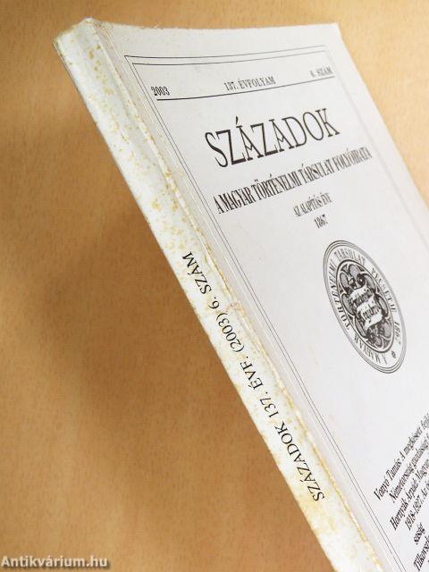 Századok 2003/6.
