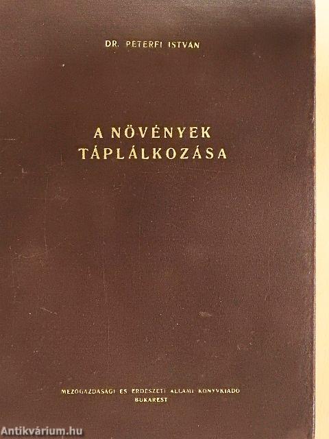 A növények táplálkozása