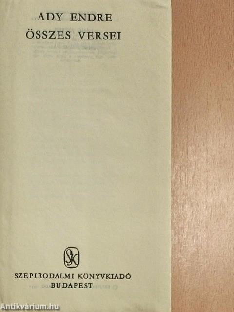 Ady Endre művei I-II.