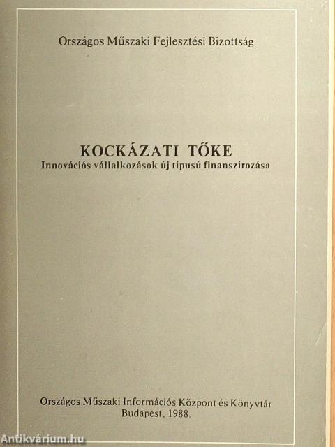 Kockázati tőke