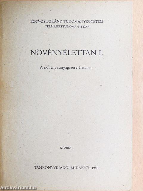 Növényélettan I.