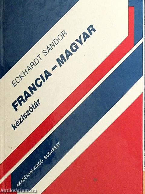 Francia-magyar kéziszótár