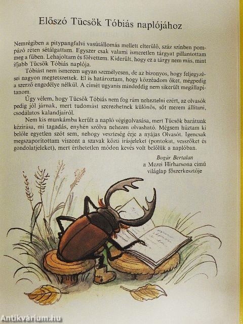 Tücsök Tóbiás naplója