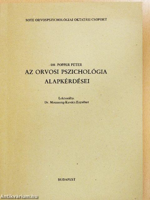 Az orvosi pszichológia alapkérdései