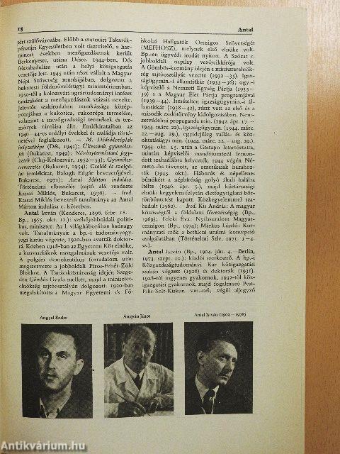 Magyar Életrajzi Lexikon III.