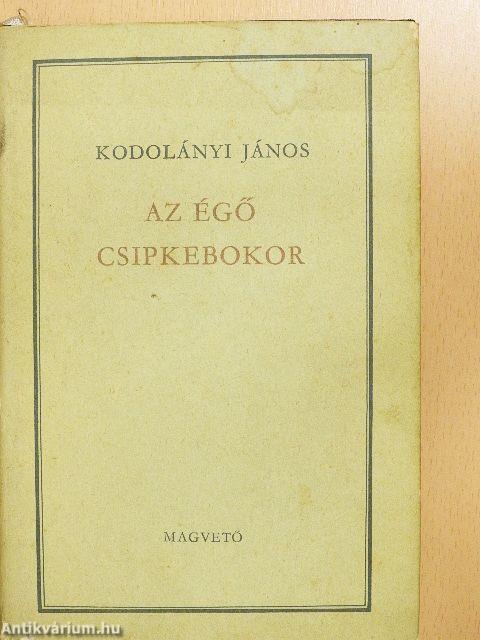 Az égő csipkebokor