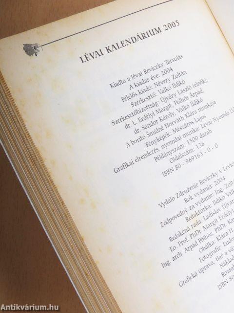 Lévai kalendárium 2005
