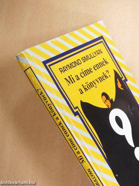 Mi a címe ennek a könyvnek?