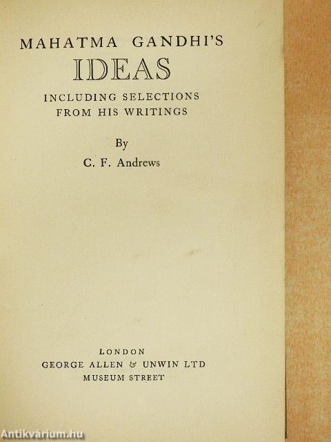 Mahatma Gandhi's Ideas