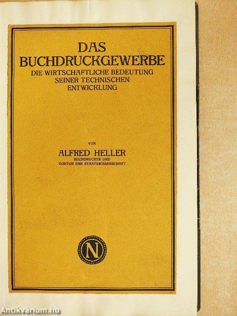 Das Buchdruckgewerbe