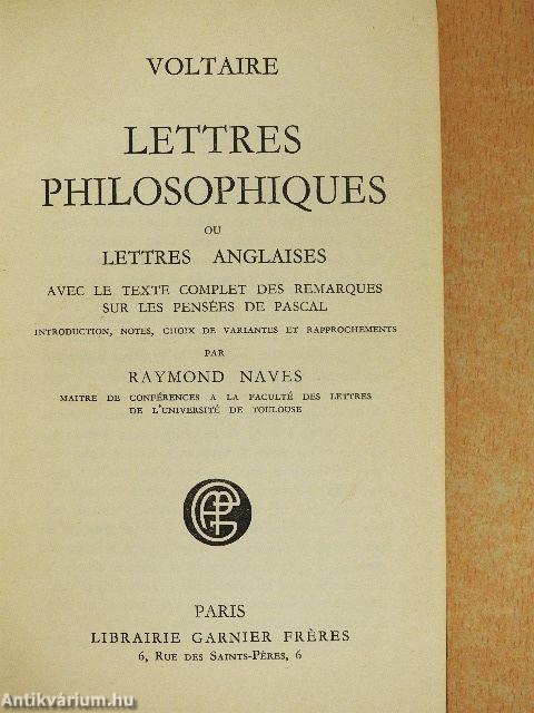 Lettres philosophiques 