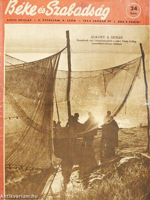 Béke és Szabadság 1954. január 27.