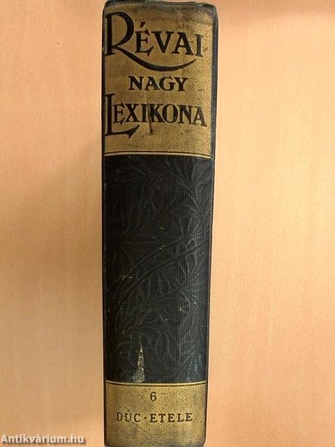 Révai nagy lexikona 6. (töredék)