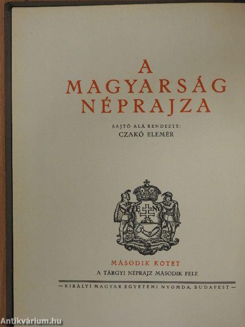 A magyarság néprajza II.