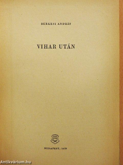 Vihar után