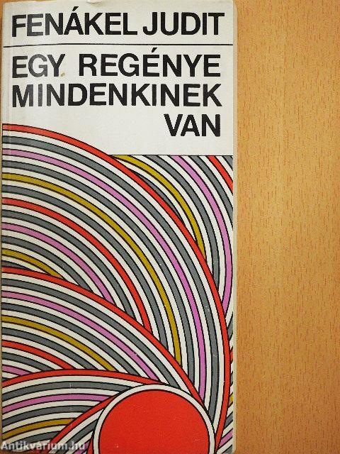 Egy regénye mindenkinek van