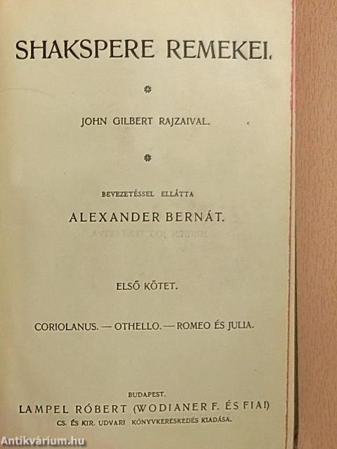 Shakspere remekei I.