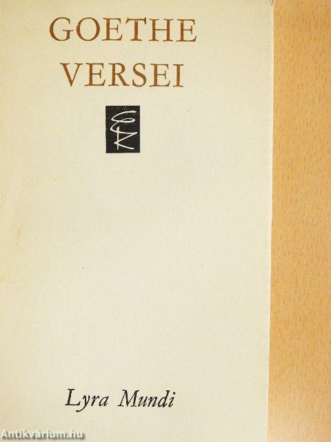 Goethe versei