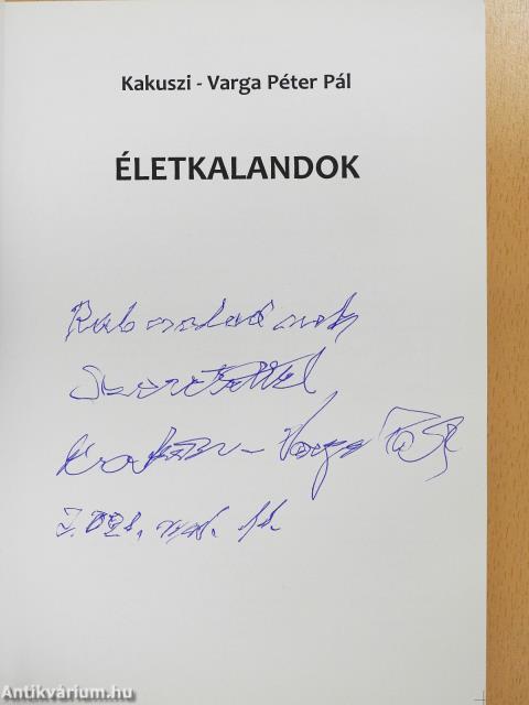 Életkalandok (dedikált példány)