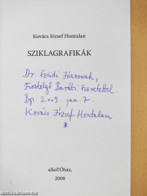 Sziklagrafikák (dedikált példány)