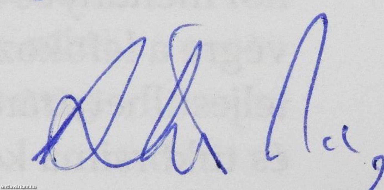 Ködlepel (dedikált példány)