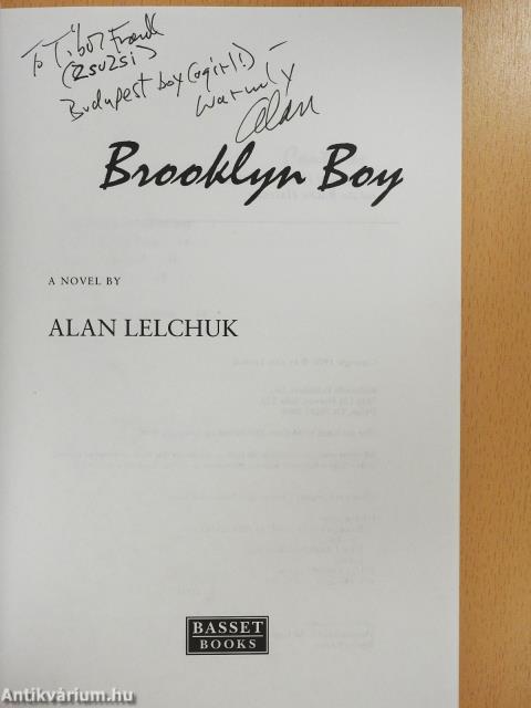 Brooklyn boy (dedikált példány)