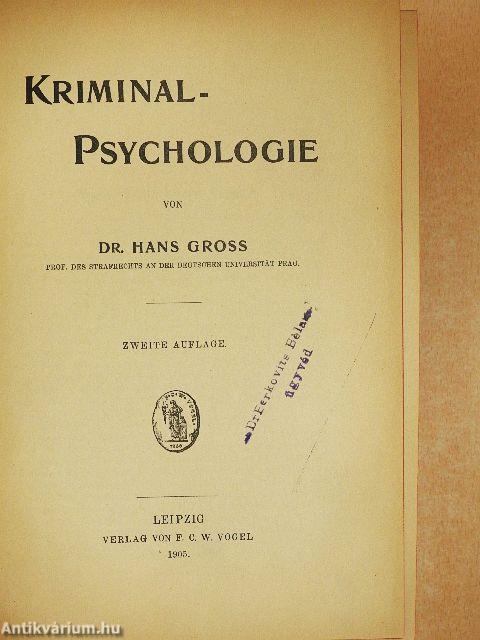 Kriminal-Psychologie