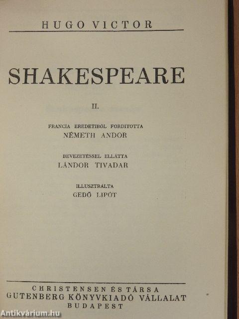 Shakespeare I-II.