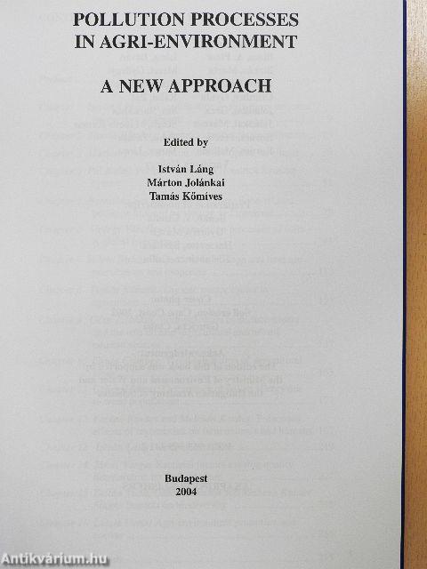 Pollution Processes in Agri-Environment