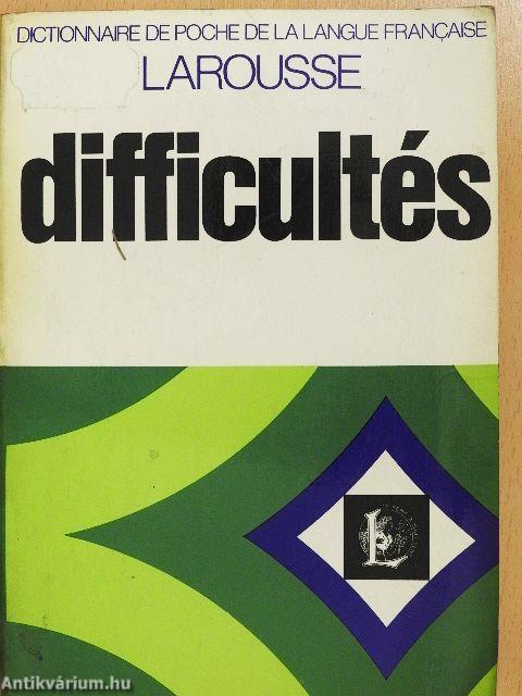 Dictionnaire des difficultés de la langue francaise
