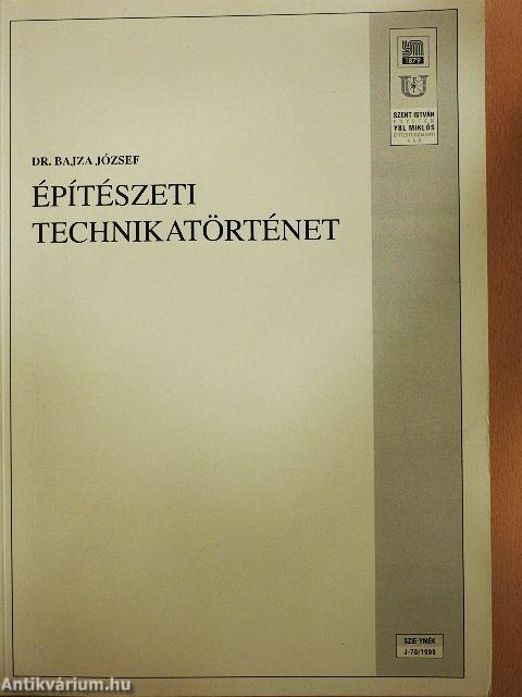 Építészeti technikatörténet