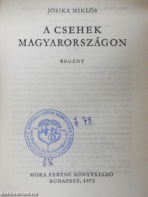 A csehek Magyarországon