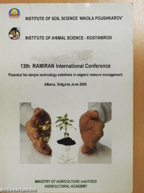 13th Ramiran International Conference