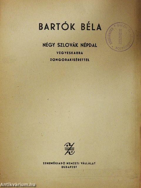 Négy szlovák népdal