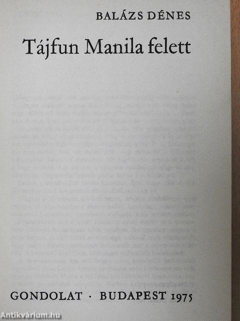 Tájfun Manila felett