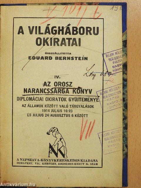 A világháboru okiratai IV.