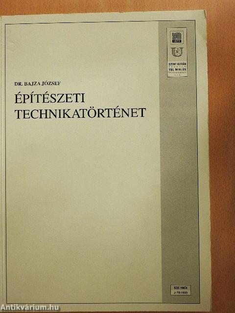 Építészeti technikatörténet