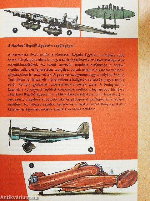 40 szovjet repülőgép-tervező, 80 repülőgép