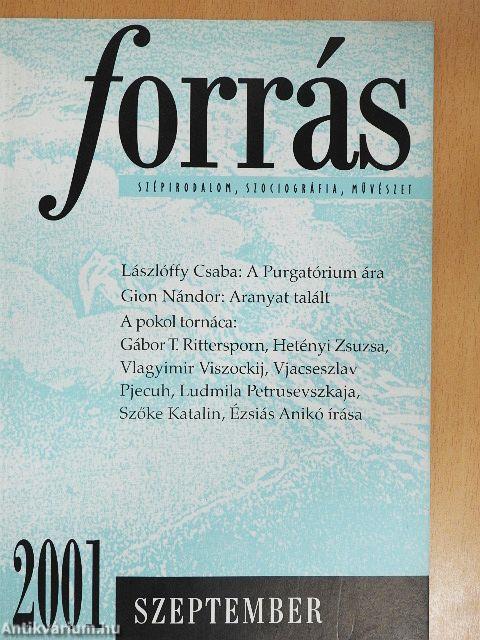 Forrás 2001. szeptember