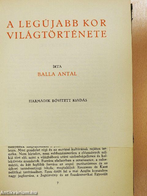 A legújabb kor világtörténete