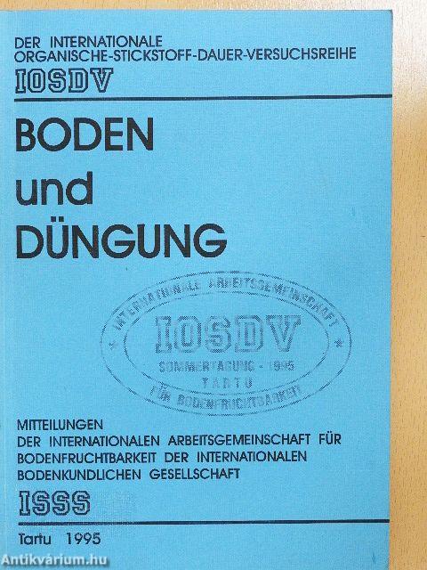 Boden und Düngung