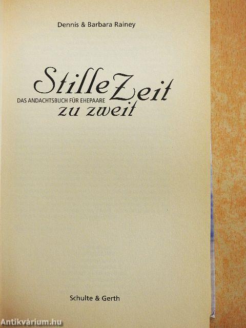 Stille Zeit zu zweit