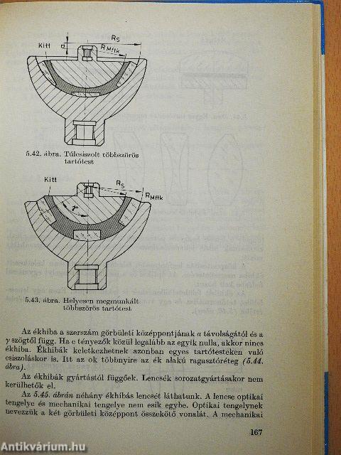 Optikai elemek készítése