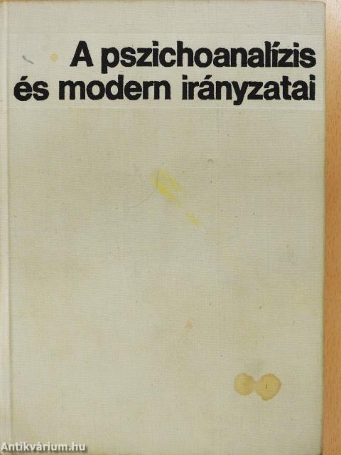 A pszichoanalízis és modern irányzatai (dedikált példány)
