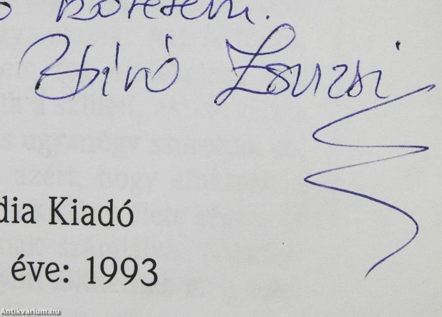 A "halál angyala" (dedikált példány)
