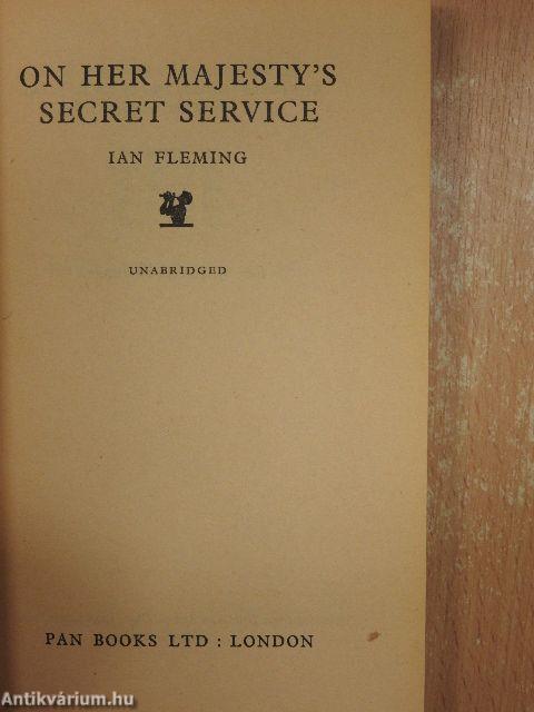 On Her Majesty's Secret Service