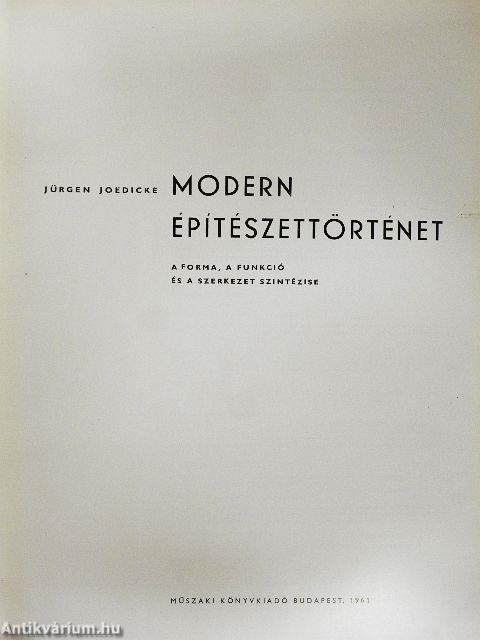 Modern építészettörténet