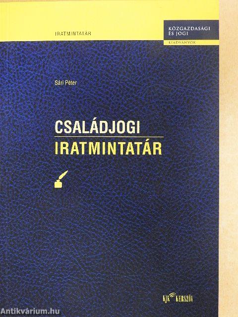 Családjogi iratmintatár